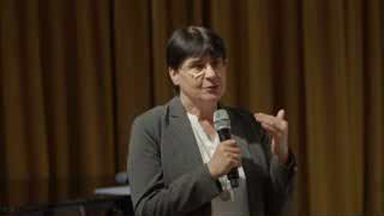 Renáta Jamborová počas záverečného workshopu konferencie Vidieť neviditeľných