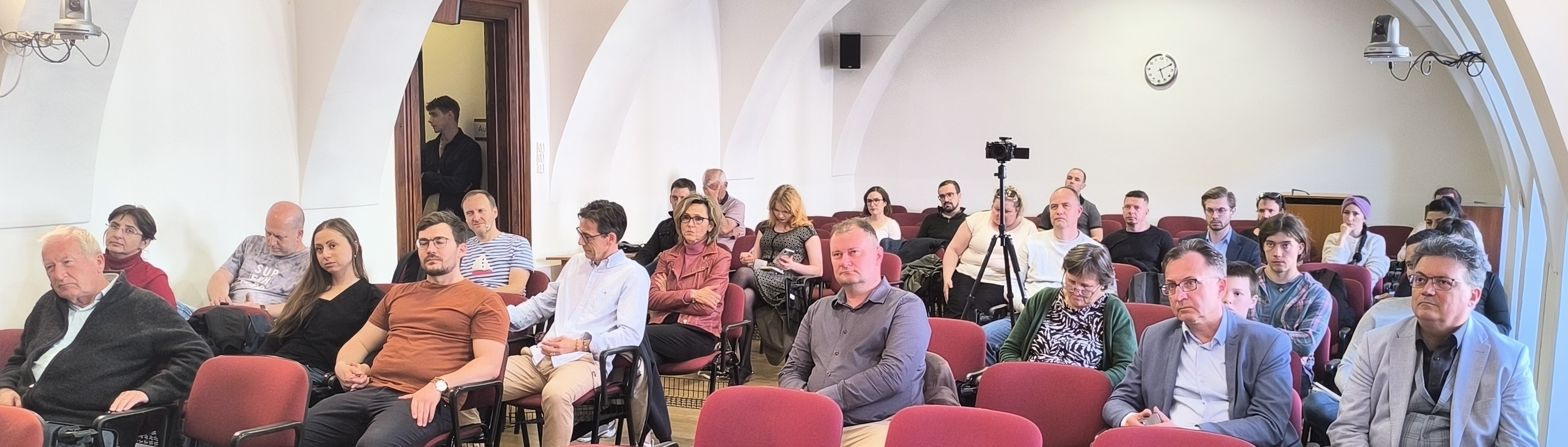 Pohľad na účastníkov podujatia Podnikanie s kresťanskými hodnotami