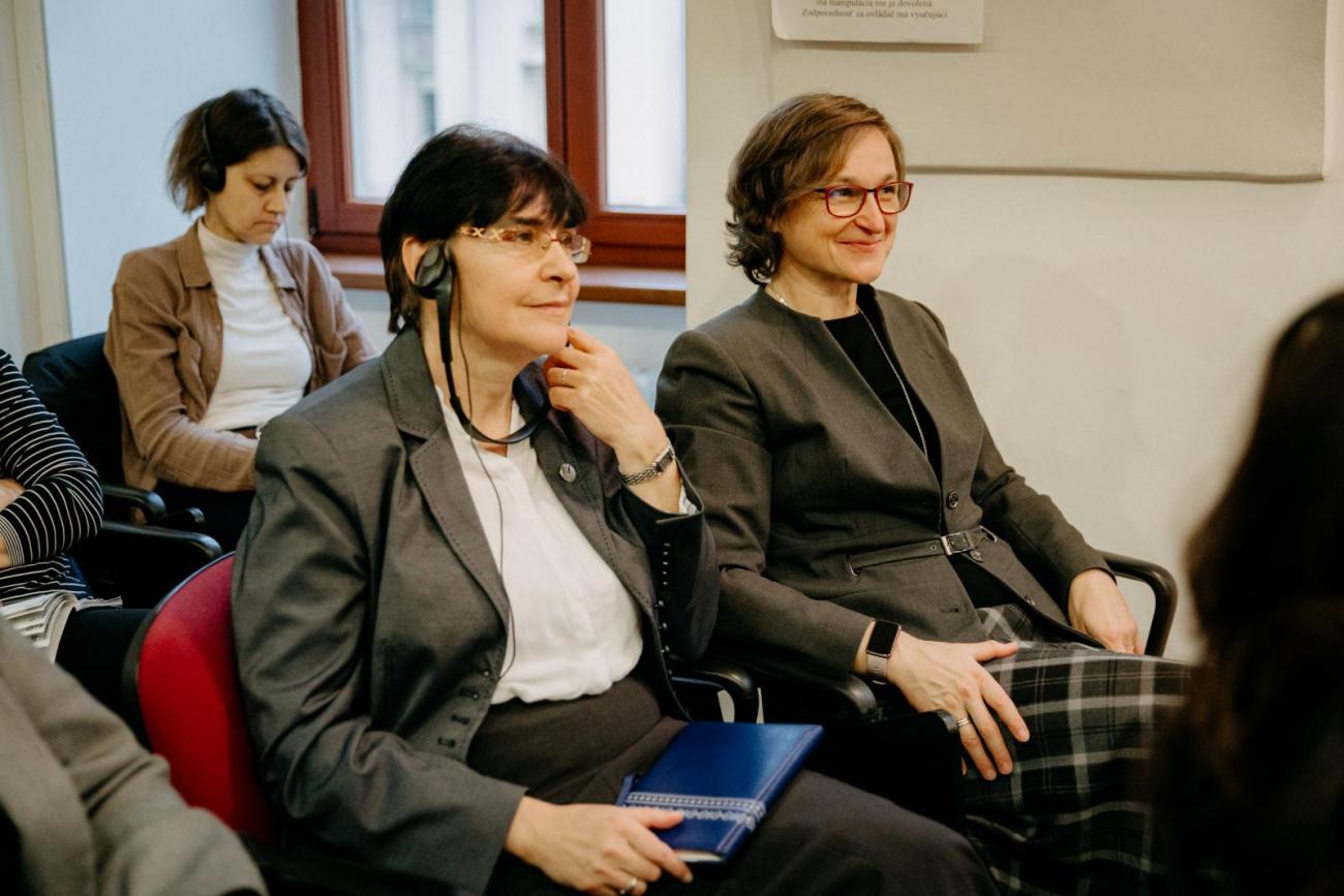 Účastníčky konferencie počas odborného programu