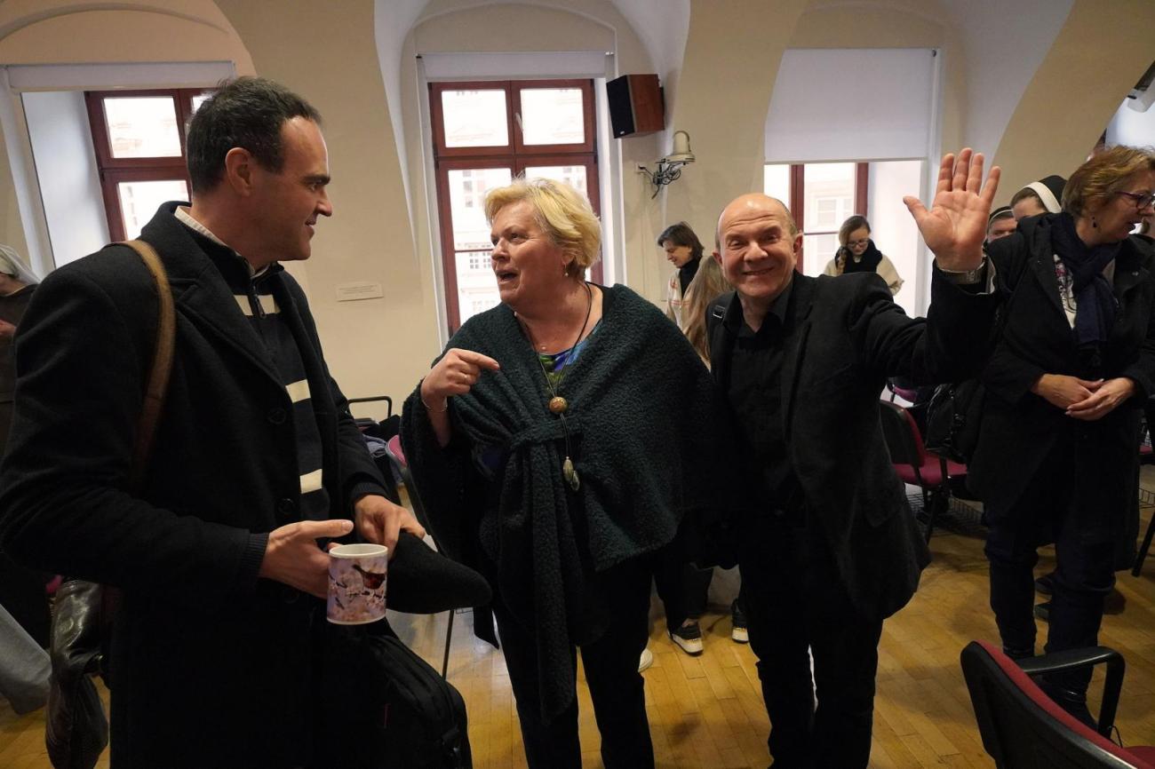 Účastníčky seminára počas prestávky