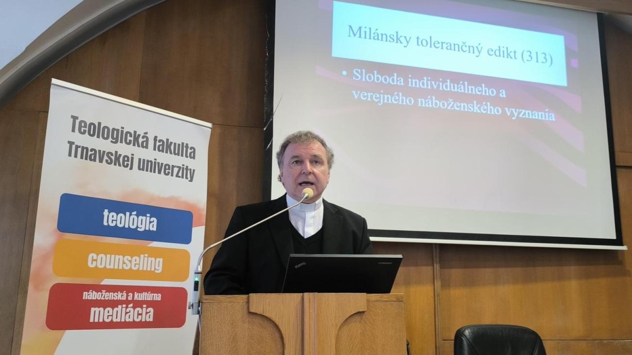 Prednáška o Milánskom tolerančnom edikte