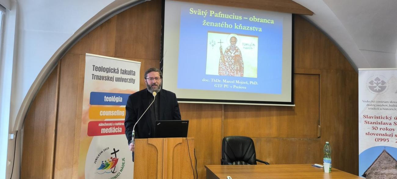 Prednáška o svätom Pafnuciovi a ženatom kňazstve