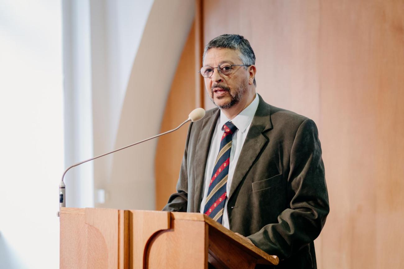 Prednáška počas medzinárodnej konferencie o laicite